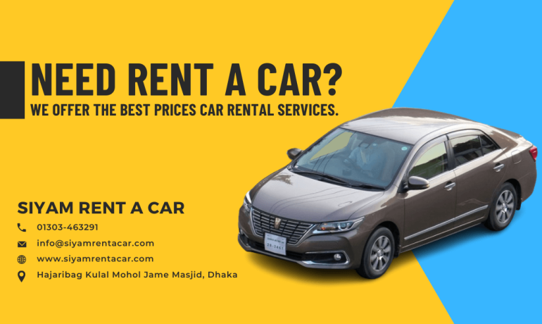 Need rent a car in Bangladesh.